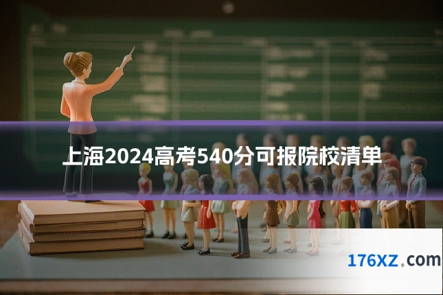 上海2024高考540分可报院校清单