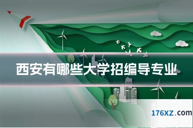 西安有哪些大学招编导专业