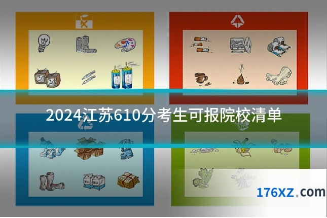 2024江苏610分考生可报院校清单