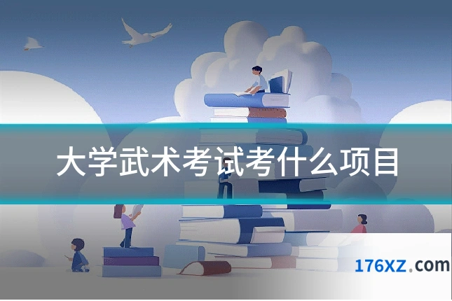 大学武术考试考什么项目