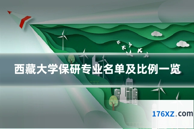 西藏大学保研专业名单及比例一览