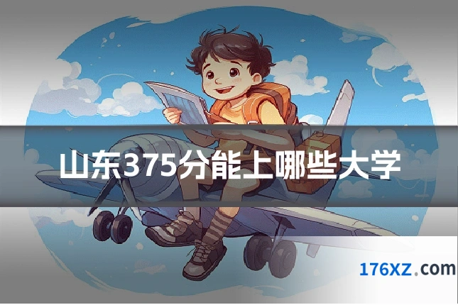 山东375分能上哪些大学