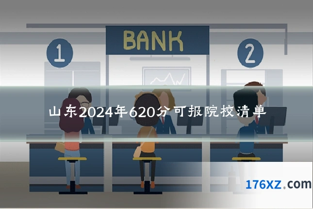 山东2024年620分可报院校清单