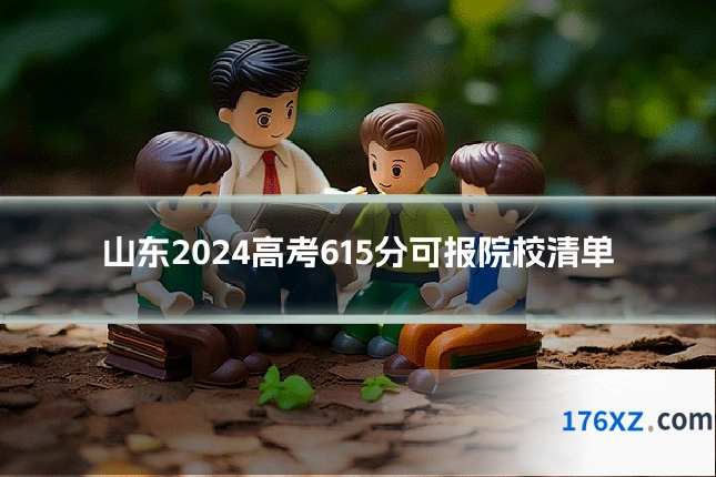 山东2024高考615分可报院校清单