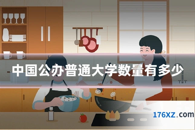 中国公办普通大学数量有多少
