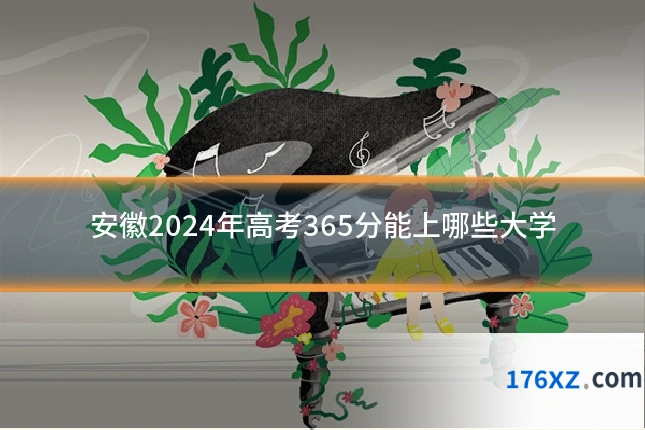 安徽2024年高考365分能上哪些大学