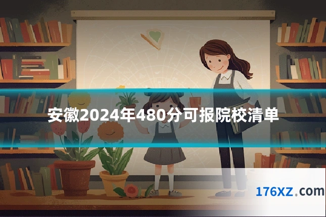 安徽2024年480分可报院校清单