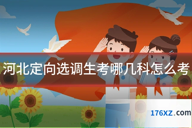 河北定向选调生考哪几科怎么考