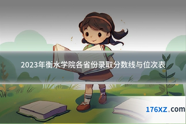2023年衡水学院各省份录取分数线与位次表