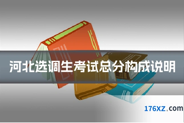河北选调生考试总分构成说明