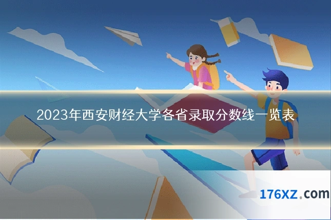 2023年西安财经大学各省录取分数线一览表