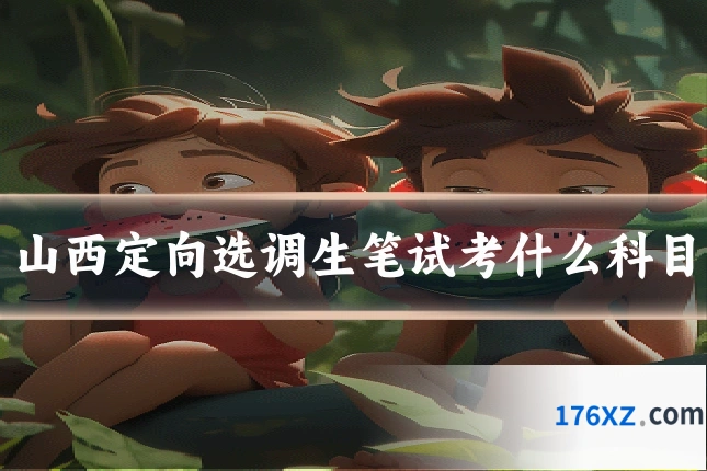 山西定向选调生笔试考什么科目