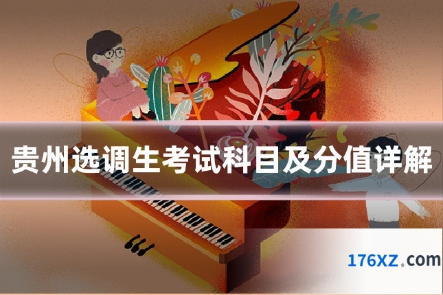 贵州选调生考试科目及分值详解