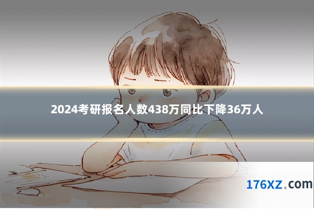 2024考研报名人数438万同比下降36万人