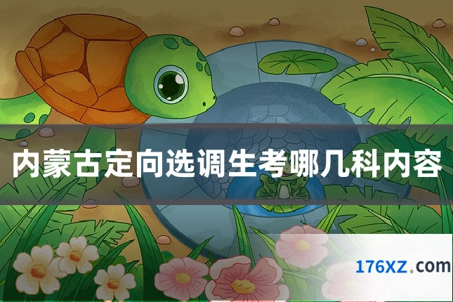 内蒙古定向选调生考哪几科内容