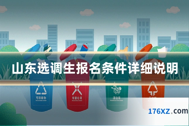 山东选调生报名条件详细说明