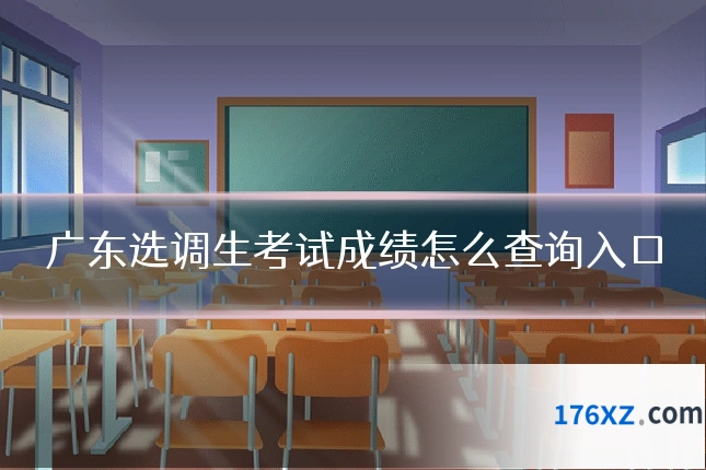 广东选调生考试成绩怎么查询入口