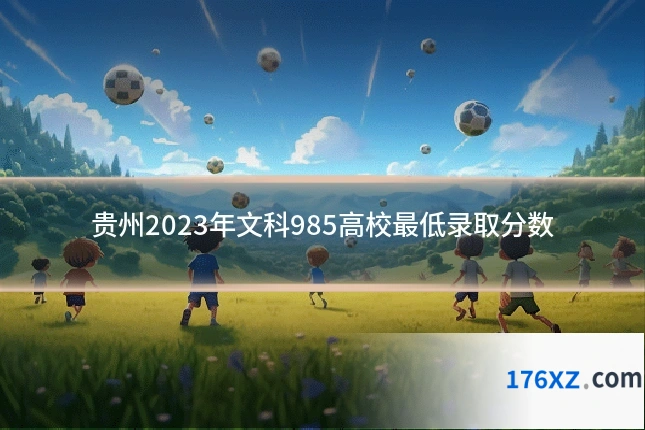 贵州2023年文科985高校最低录取分数