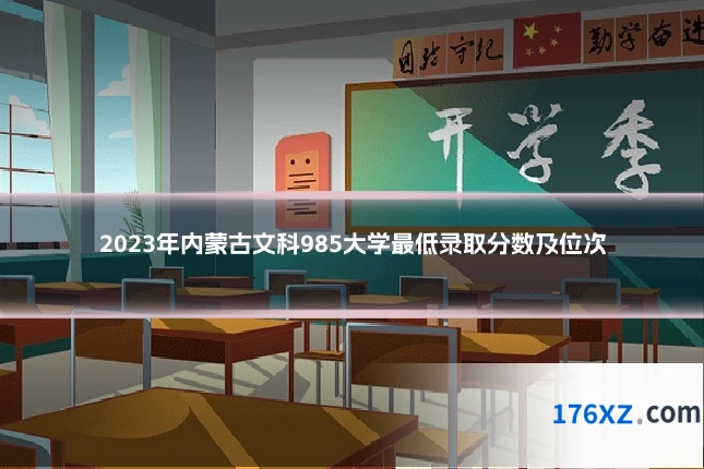 2023年内蒙古文科985大学最低录取分数及位次