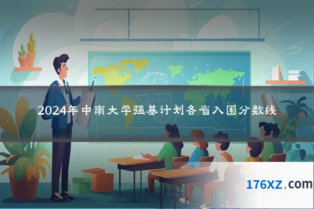 2024年中南大学强基计划各省入围分数线