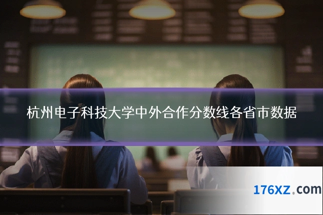 杭州电子科技大学中外合作分数线各省市数据