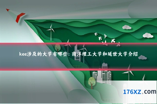 kee涉及的大学有哪些：南洋理工大学和延世大学介绍