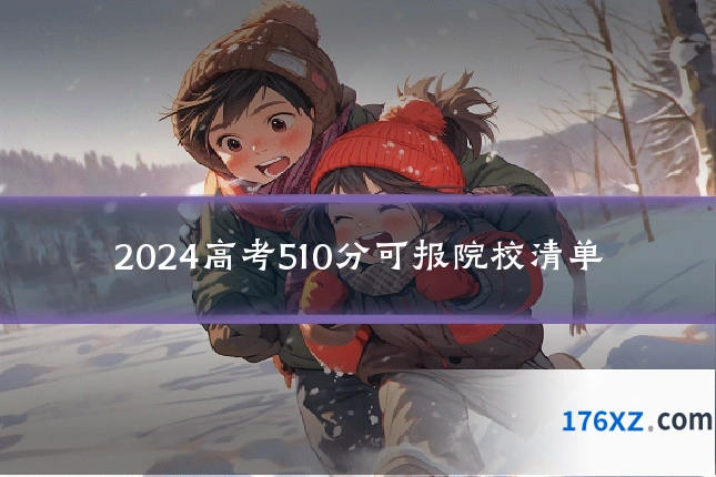 2024高考510分可报院校清单