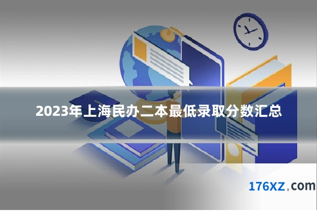 2023年上海民办二本最低录取分数汇总