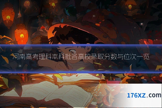 河南高考理科本科批各高校录取分数与位次一览