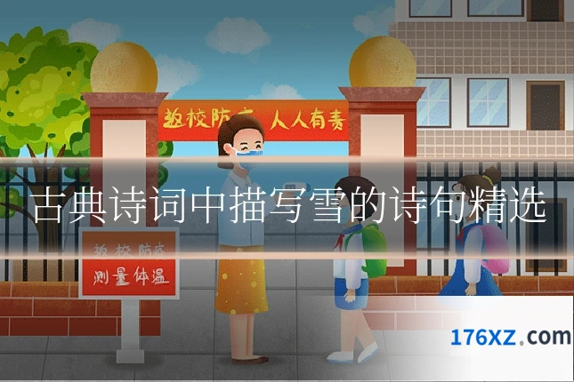 古典诗词中描写雪的诗句精选