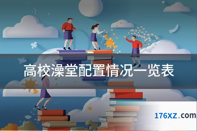 高校澡堂配置情况一览表