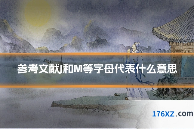 参考文献J和M等字母代表什么意思