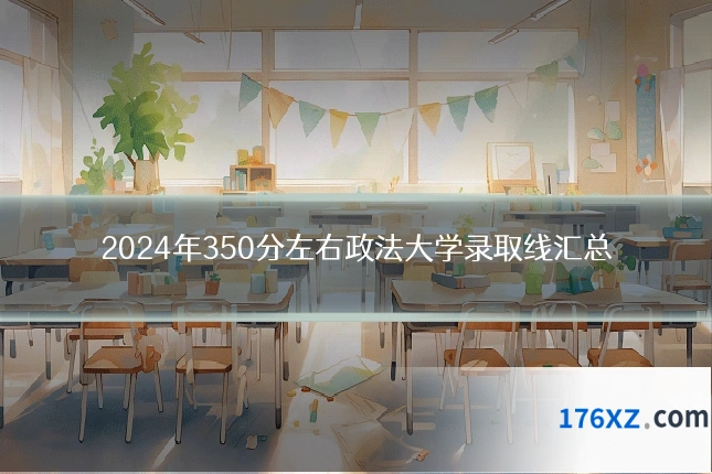 2024年350分左右政法大学录取线汇总