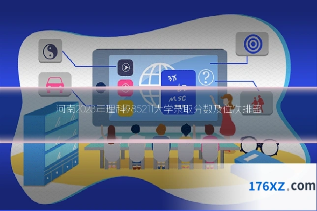 河南2023年理科985211大学录取分数及位次排名