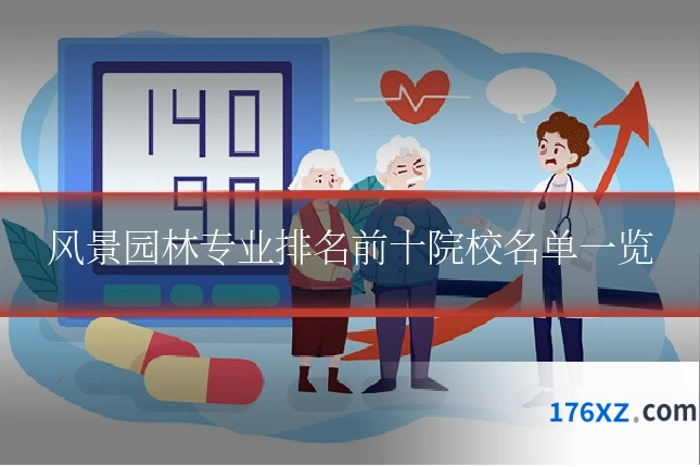 风景园林专业排名前十院校名单一览