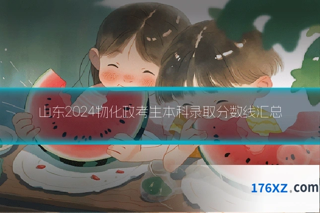 山东2024物化政考生本科录取分数线汇总