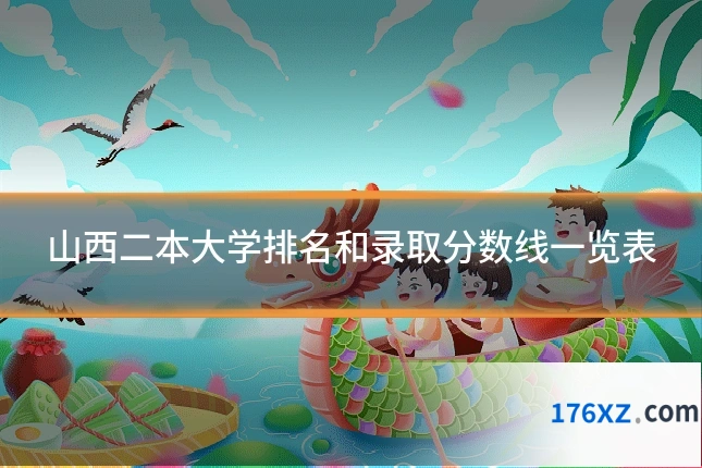 山西二本大学排名和录取分数线一览表