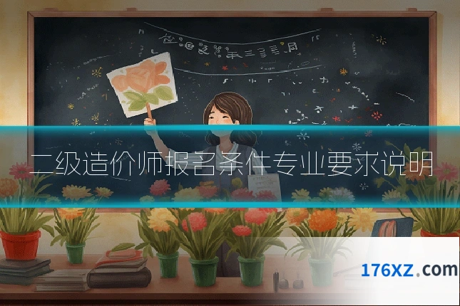 二级造价师报名条件专业要求说明