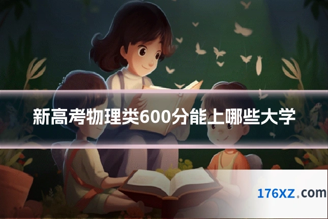 新高考物理类600分能上哪些大学