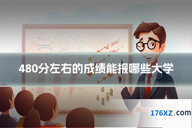 480分左右的成绩能报哪些大学