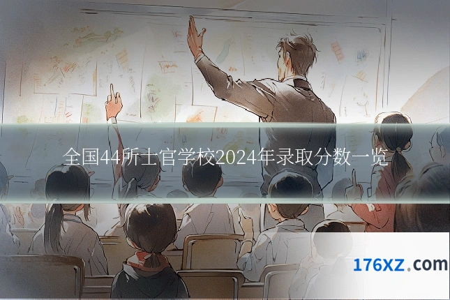 全国44所士官学校2024年录取分数一览