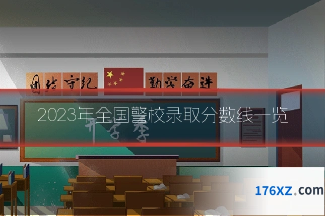 2023年全国警校录取分数线一览