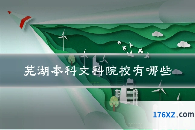 芜湖本科文科院校有哪些