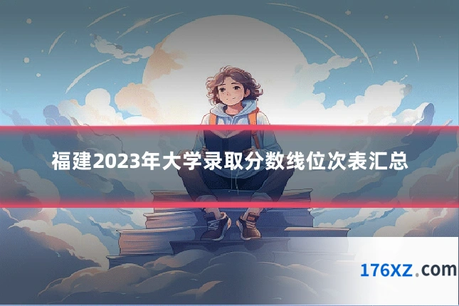 福建2023年大学录取分数线位次表汇总