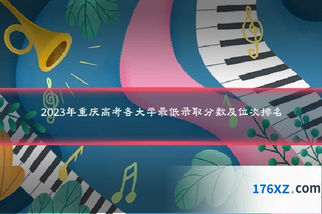 2023年重庆高考各大学最低录取分数及位次排名