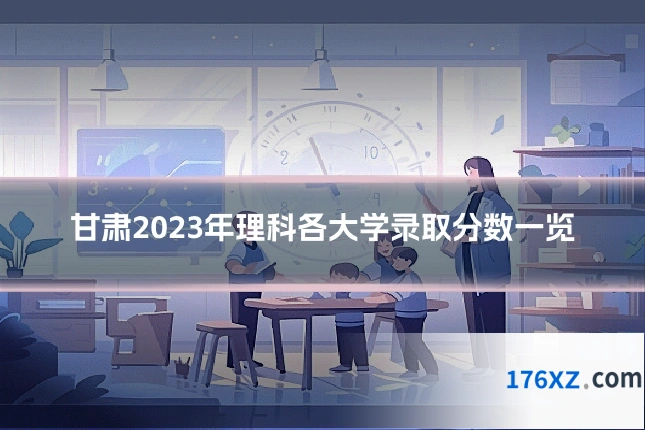 甘肃2023年理科各大学录取分数一览