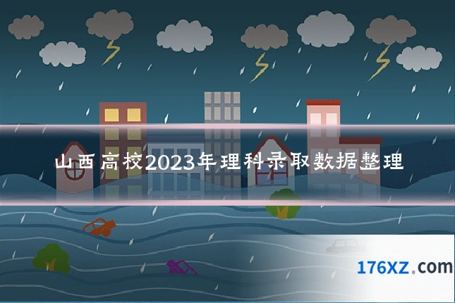 山西高校2023年理科录取数据整理