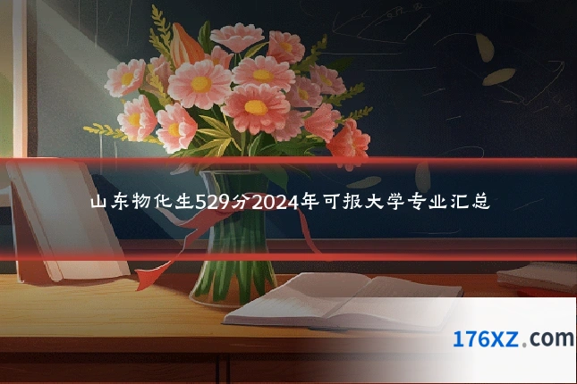 山东物化生529分2024年可报大学专业汇总