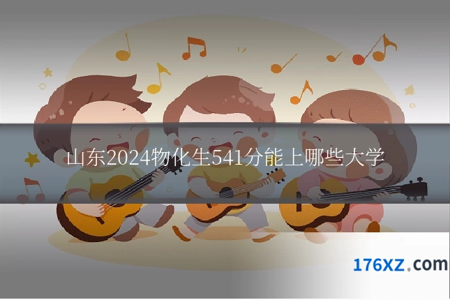 山东2024物化生541分能上哪些大学