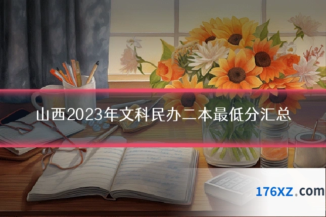 山西2023年文科民办二本最低分汇总